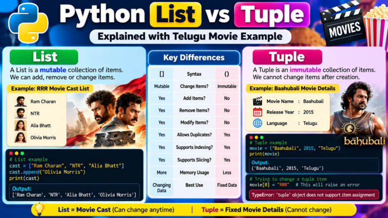 List vs Tuple